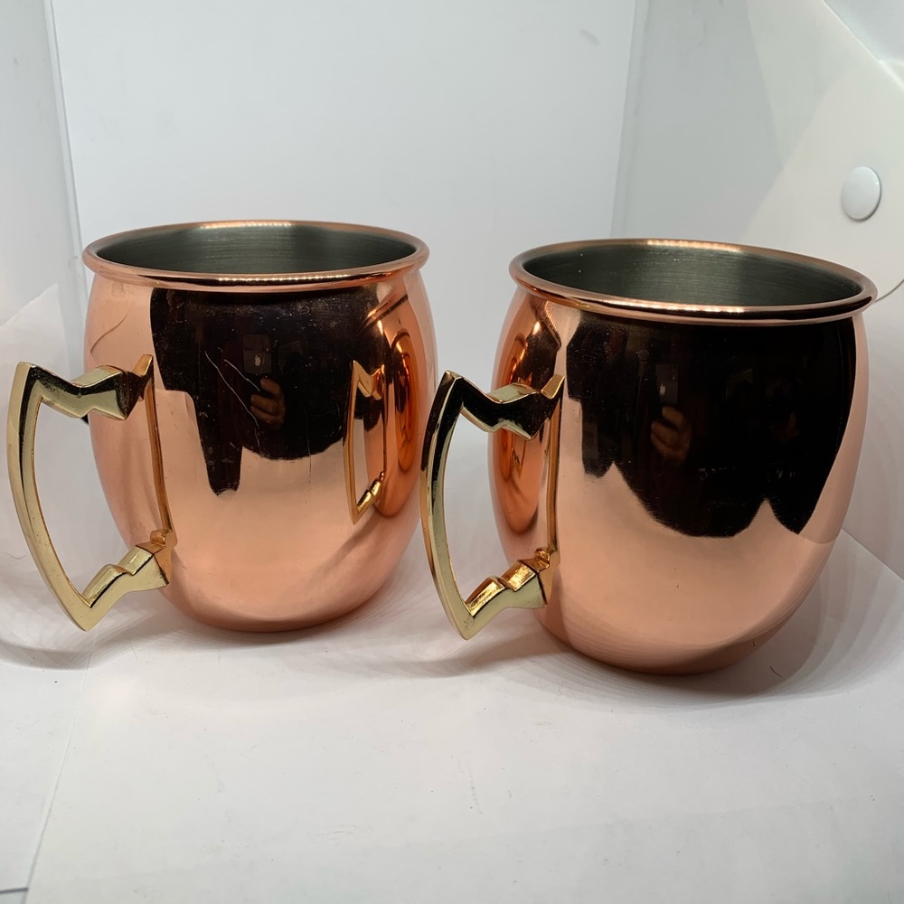 Copper look aluminum mags a pair with gold handles
